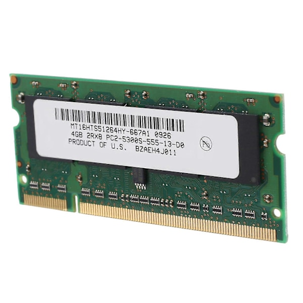 4GB DDR2 Laptop Ram 667Mhz PC2 5300 SODIMM 2RX8 200 Pins til Intel AMD Laptop Hukommelse