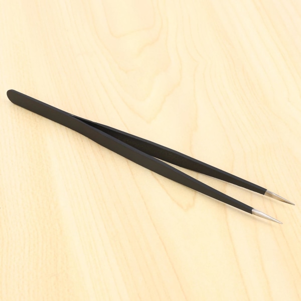 antistatisk pinsett/tang med konisk spiss, rett tangverktøy 13,97 cm lang