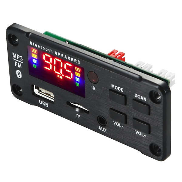 Forstærker 25W*2 12V MP3-dekoderkort Lydmodul Bluetooth 5.0 trådløs musikbil MP3-afspiller med Bluetooth