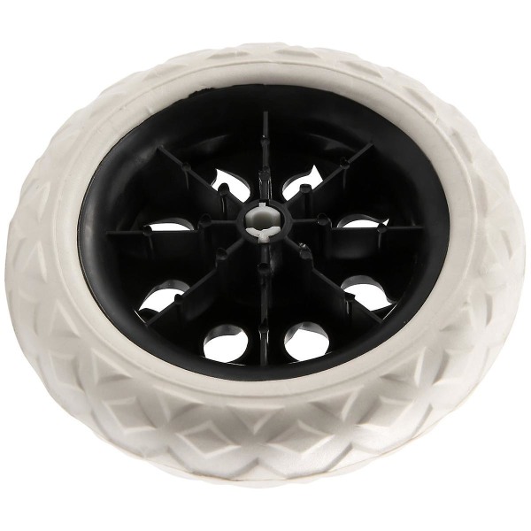Sort Hvit Plastic Core Foam Handlevogn Cartwheel hjul