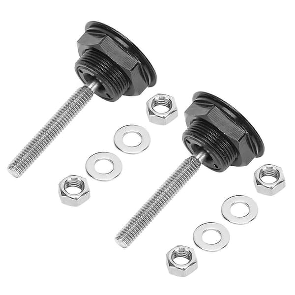 2st Universal Motorhuv Lås Snabbkoppling Tryckknapp Stötfångare Clip Lås 32mm/1.3in