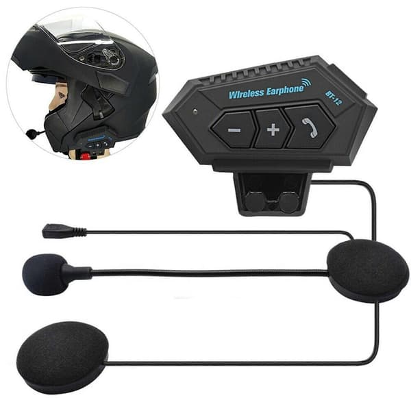 Motorcykelhjelm Bluetooth Headset Hjelm Intercom Intercom