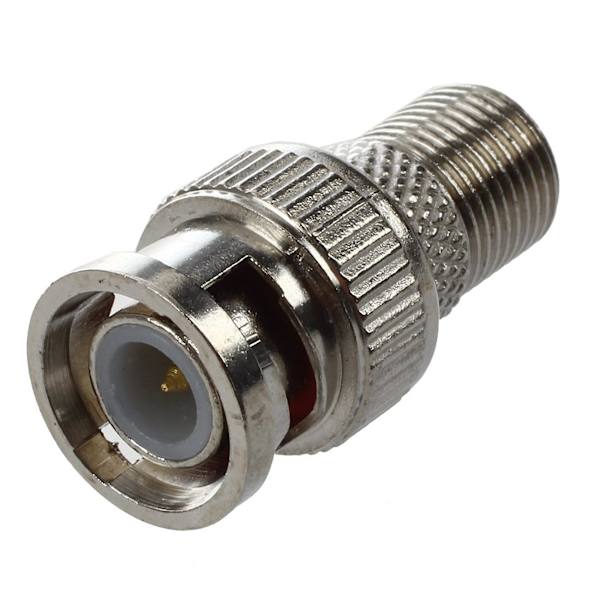BNC-uros-F-naaras CCTV-kameran koaksikaapeliliitin (20 kpl pakkaus)