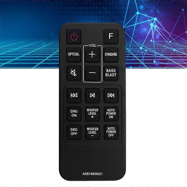 Erstatningsfjernkontroll AKB74935621 for Sound Bar SJ2 SJ2.AEUSLLK SJ2.DEUSLLK