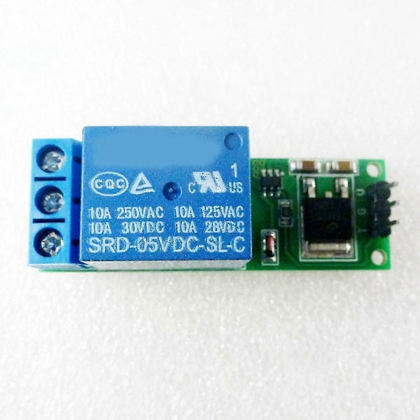 2 stk Relæmodul Io25b01 1 Chl 6-24v -loc Relæ Latng Relæ Bistabil Lav Trig