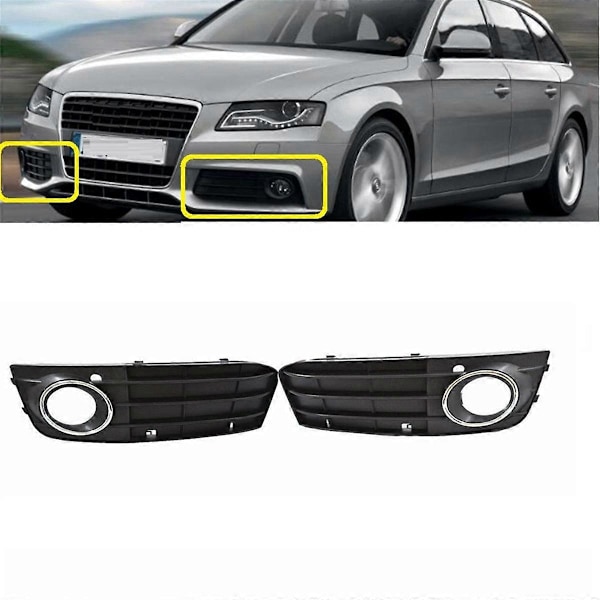 Höger Dimljusram Lampa Trim Grill Skydd Under Frontstötfångare för A4 B8 A4L 2009-2012 8KD807682