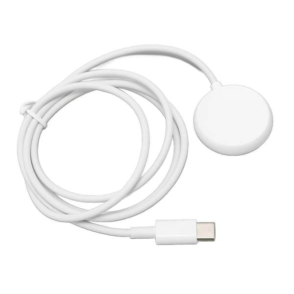 Smart Watch Oplader Magnetisk USB Opladerledning Opladerkabel Udskiftning til Google Pixel Watch Hvid