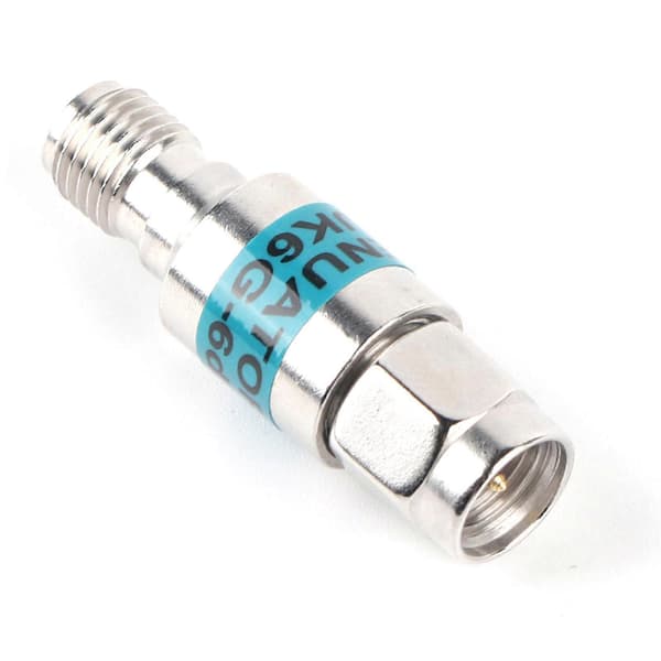 SMA-JK Han til Hun RF Koaksial Dæmper 2W 6GHz 50 1-30dB (6dB)