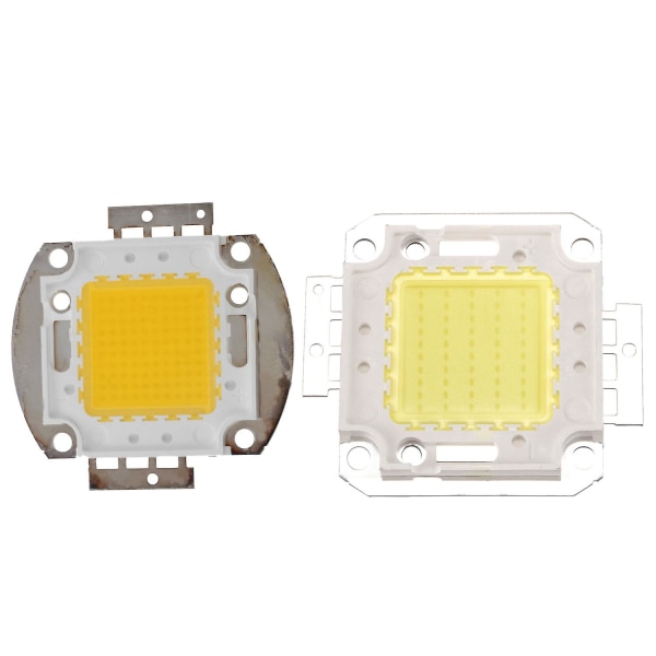 2 Pcs High Power Led Chip: 1 Pcs Diy Lamp Light Lighting Warm White & 1 Pcs 50w Bulb Light Lamp Diy