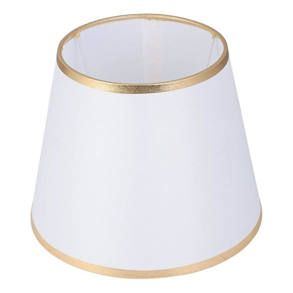 Drum Lamp Shade Dustproof Barrel Shape Cloth Lampshade For Home White