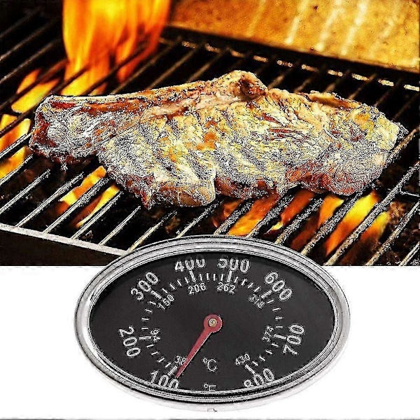 BBQ Grill Lokk Termometer Varmeindikator Erstatning Master For