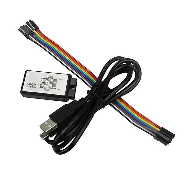 USB-analysator Enchipsprocessor Lämplig för ARM FPGA Felsökningsverktyg 24M Sampling 8 Kanaler