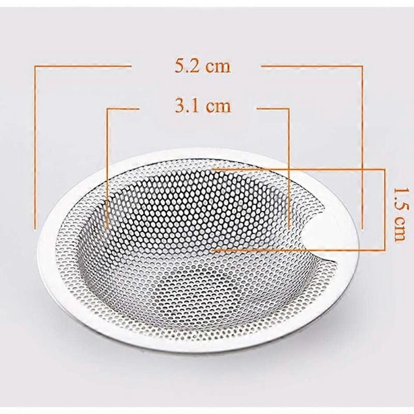 Rustfrie vaskesiler Et sett med to deler (5,2 CM)