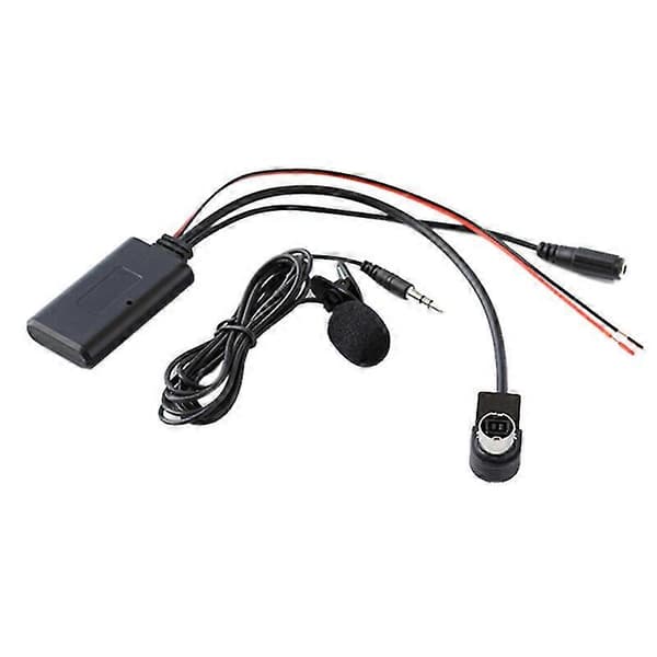 Bil Bluetooth Aux Adapter Audio Telefonsamtale Håndsfritt Mikrofon