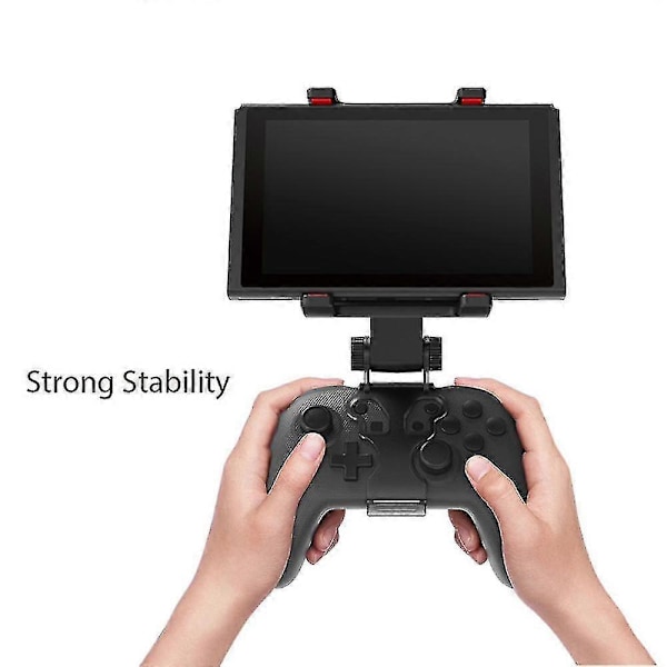 Switch Pro -ohjaimen kiinnitys Nintendo Switchille/Switch Litelle, säädettävä klipsipidike Nintendo Switch Pro -ohjaimelle