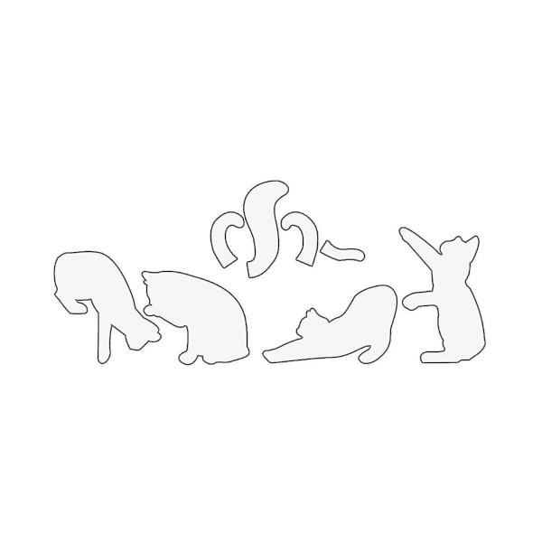 Skæreforme DIY Scrapbooking Prægning Papir Stempler Håndværk Skabelon Form Stencils Skabelon 10 Tommer