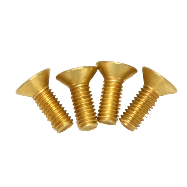 50 st Flat Socket Head Cap Screws Ren Koppar M3 Skruvar (m3 X 8)
