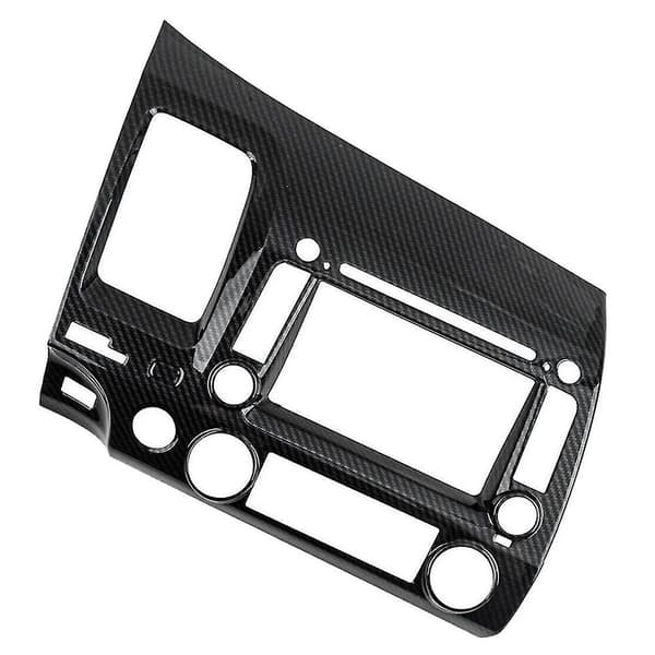 Kolfiberstil Instrumentbräda GPS Navigationspanel AC Knappar Skydd Trim Passar För 06-11