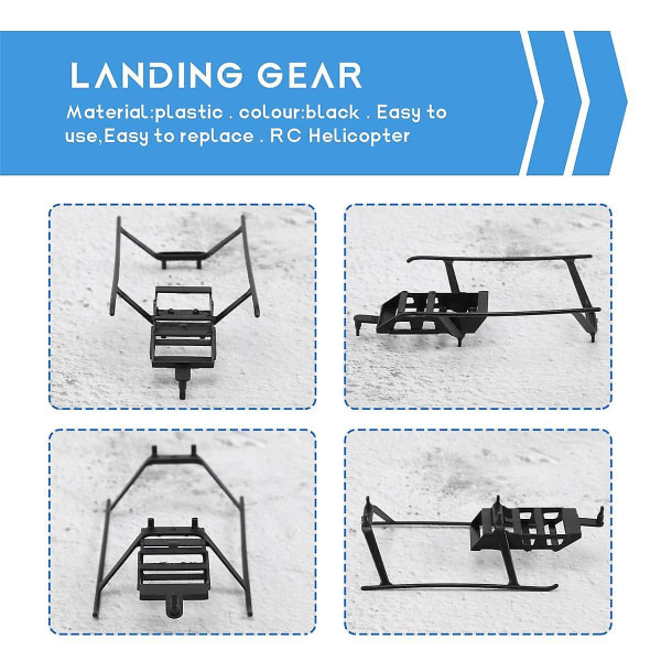Laskeutumisvaunu WLtoys XK K110 K110S V977 RC-helikopterille lentokoneelle droneille varaosat päivitys lisävarusteet