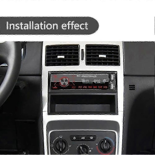 Bil Stereo Bluetooth Touch Screen Bilradio Bluetooth 4x60w 7 Farver