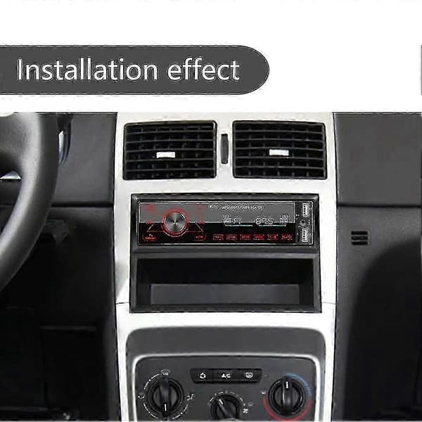 Bilstereo Bluetooth Pekskärm Bilradio Bluetooth 4x60w 7 Färger