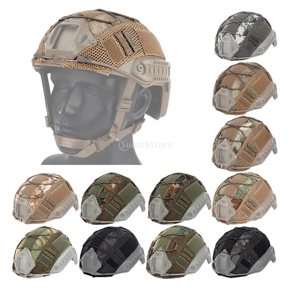 Ny Airsoft Jagt Hjelm Taktisk Militær Kamp Hjelm Dæksel Cs Sport Hjelm Dæksel Til Ops-core Pj/bj/mh Type Fast Hjelm