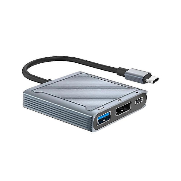 3 i 1 USB Type C Docking Station Type C til Display Port USB 3.0 med PD 100W 8k@60hz 4k@144hz Konverter til Mackbook DP