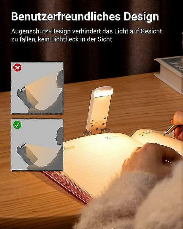 USB LED Läslampa för Mörkerseende