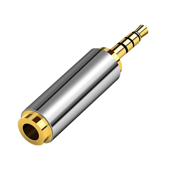 3,5 mm han til 2,5 mm hun/2,5 mm han til 3,5 mm hun stereo lydadapter
