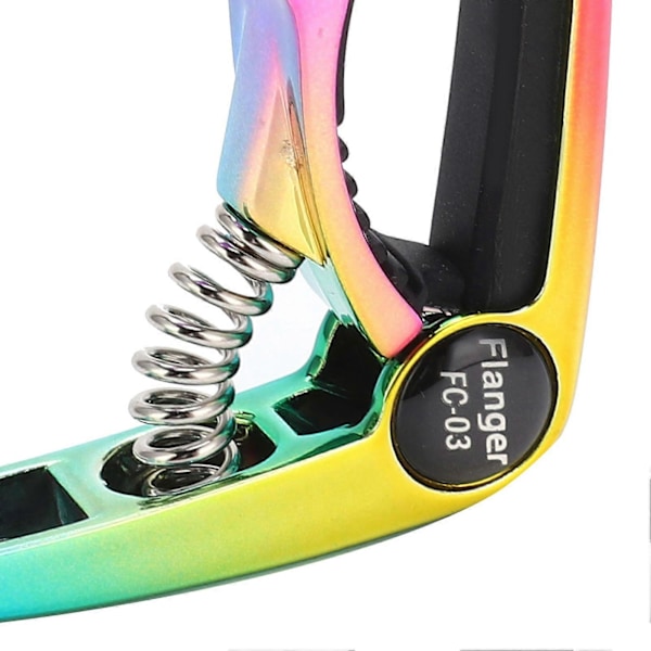 Guitar Capo Elektrisk Zinklegering Flotte Farver Folk Pop Akustisk Tilbehør FC?03