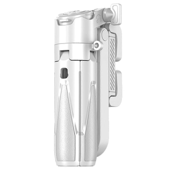 Opgraderet Design Mini Tripod Bluetooth Bærbar Teleskopisk Multifunktionel 360 Graders Rotation Telefon Selfie Stick Hvid A