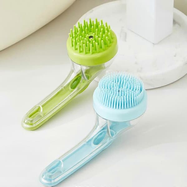 Lettuce Pets Badborste, Lettucepets Badskrubb Green bath brush