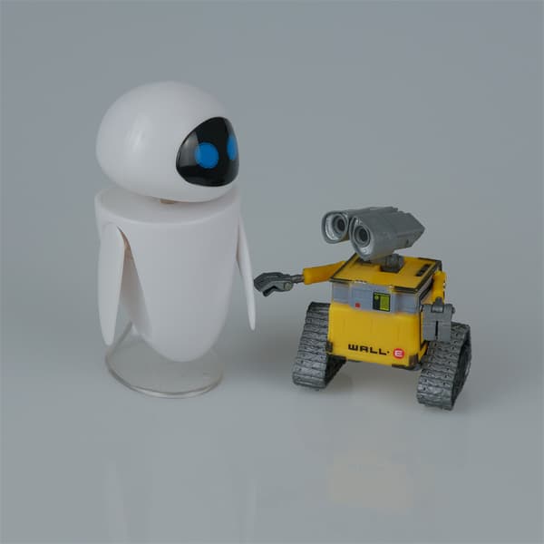 Wall.E Robotti Mobilisointi Wall-E Robotti 6CM Wall-E Eva Kädessä pidettävä Nukkauto C