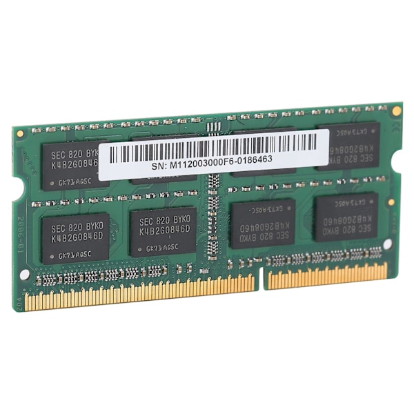 ASint Laptop Minne RAM DDR3 1600MHZ 4GB 1.35V Notebook Minnesbank Datortillbehör