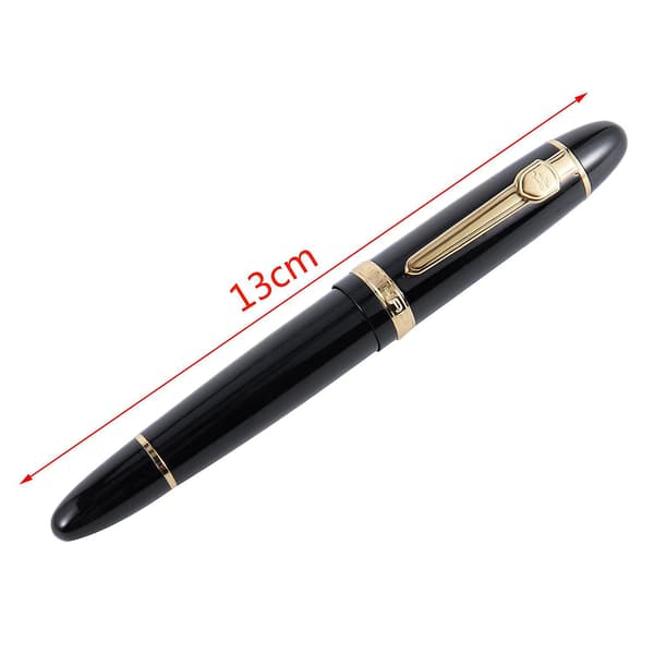 159 18kgp 0,7 mm Medium Broad Nib Springpen Gratis Kontor Springpen Med Æske, Rød