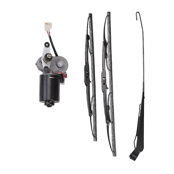 1 Set Dc12v 30w Universal Utv Elektrisk Vindrutetorkarmotorsats Torkarmontering För Ranger Rzr 900