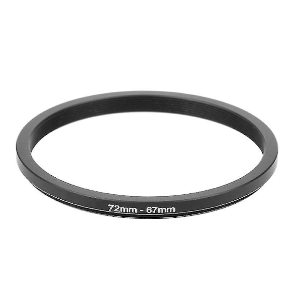 72mm til 67mm Metall Nedtrappingsringer Linseadapter Filter Kamerautstyr Tilbehør Ny