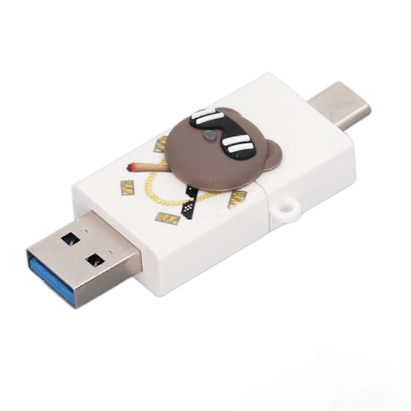 USB-muistitikku Söpö Sarjakuva U-levy Kannettava USB3.0-muistitikku Puhelimelle Kannettavalle Tietokoneelle PC Kaiuttimelle 128GB?3.0 YEMMA