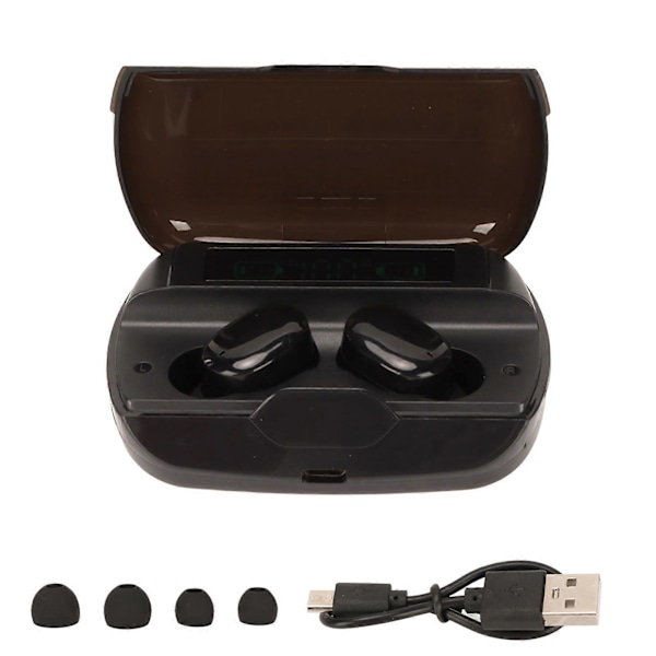 Luujohdekuulokkeet avoimella korvalla, urheilukuulokkeet, hienkestävät Bluetooth-nappikuulokkeet melua vaimentavalla mikrofonilla juoksuun