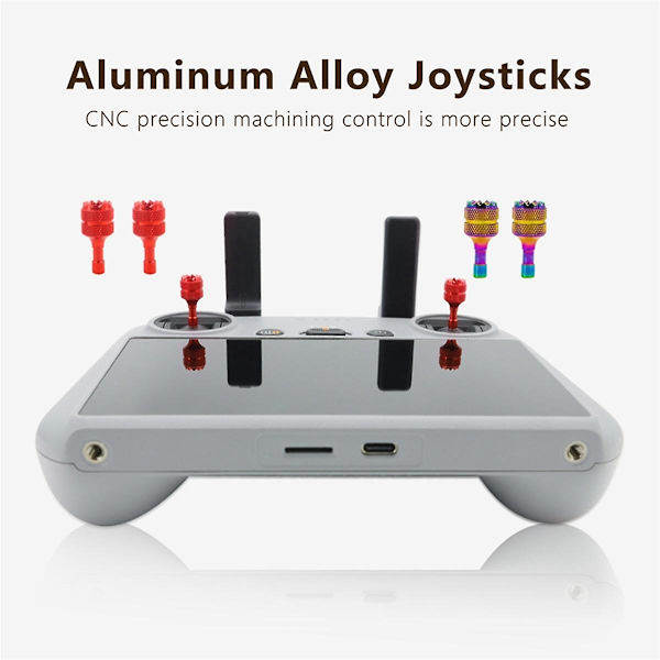 Kontrollpinnar för Mini 3 PRO/4 PRO Fjärrkontroll Ersättning Tumme Rocker Joystick Reservdel Mu