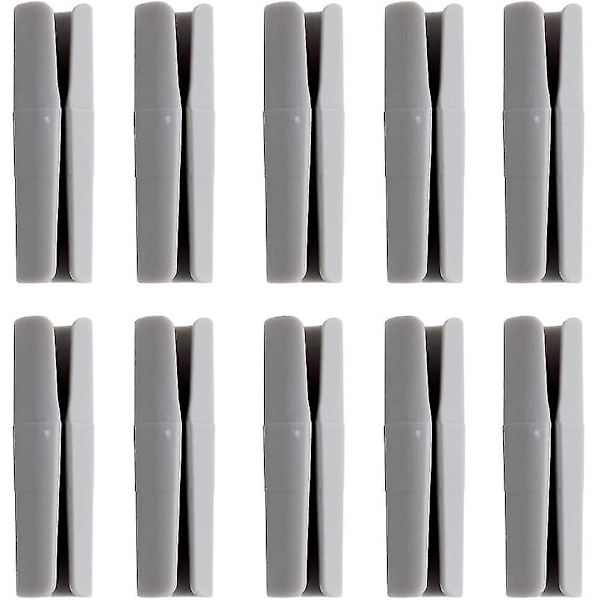 Lakanclips - Grå, 10 st, 5,5*1,8cm