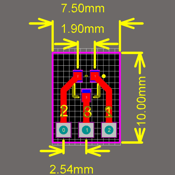 100 st SOT23 SOT23-3 Vänd SIP3 Dubbelsidig SMD Vänd till Dip Adapterkonverteringsplatta SOT SIP IC Sockel