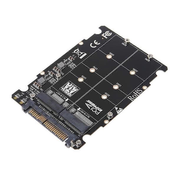 M.2 Ssd til U.2 Adapter 2-i-1 M.2 Nvme og Sata-Bus Ngff Ssd til Pci-E U.2 Sff-8639 Adapter Pcie M2 Ad