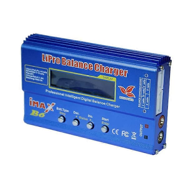 iMAX B6 LCD-skjerm Digital RC Lipo NiMh Batteri Balanseringslader Multifunksjon