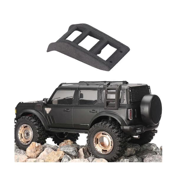 Nylon Trappe Sort Side Klatring Stige Dekoration til TRX4M 1/18 RC Crawler Bil Opgraderingsdele A