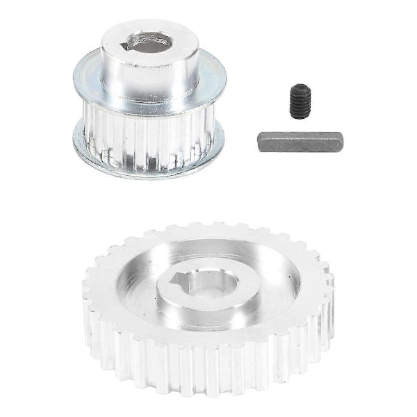 2 st Metall Synkron Remhjul Växel Motor Rem Växel Drivhjul Växel S Cj0618 Mini Svarv Växlar , Met s202412242405