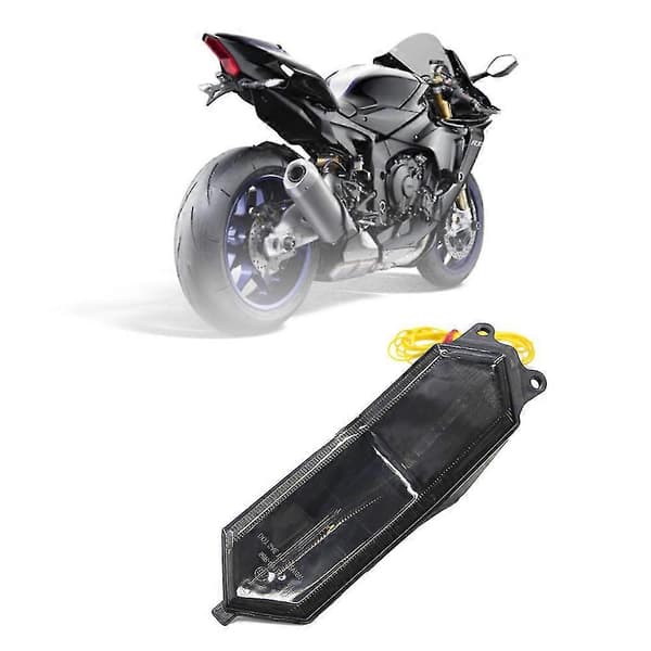 Led Bakljus För Yamaha Yzf-r1 2015-2019 Yzf-r6 17-20 Rökfärgad