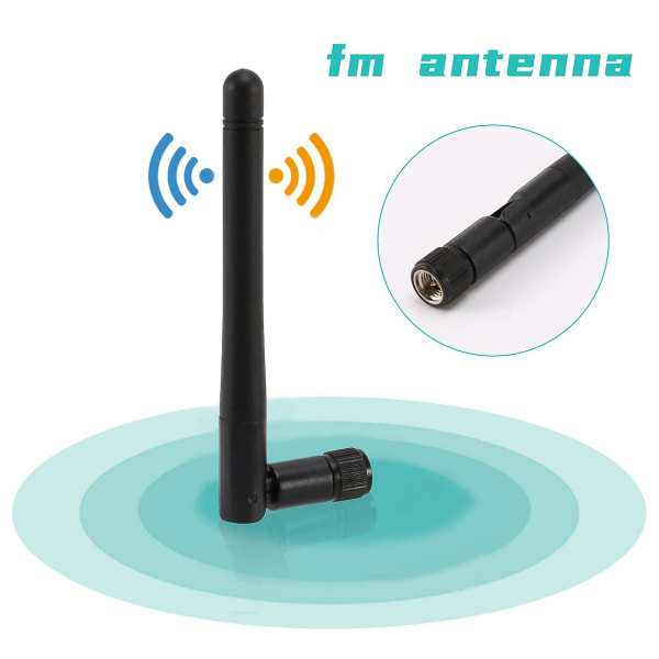 1st 2,4G/5G/5,8GHz 5dbi Omni WIFI-antenn med RP SMA hankontakt för trådlös router grossistpris antenn wi-fi