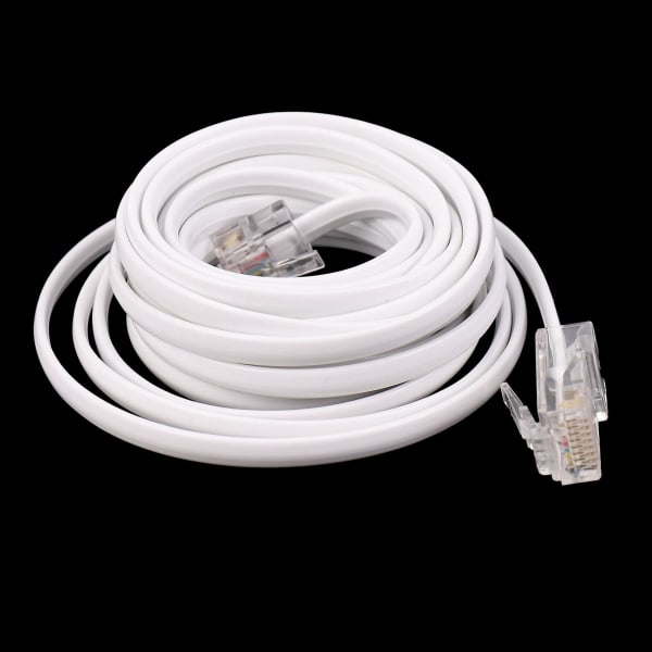 4x RJ11 6p4c - RJ45 8p4c Modulaarinen Puhelin/Internet-jatkojohto 3 metriä
