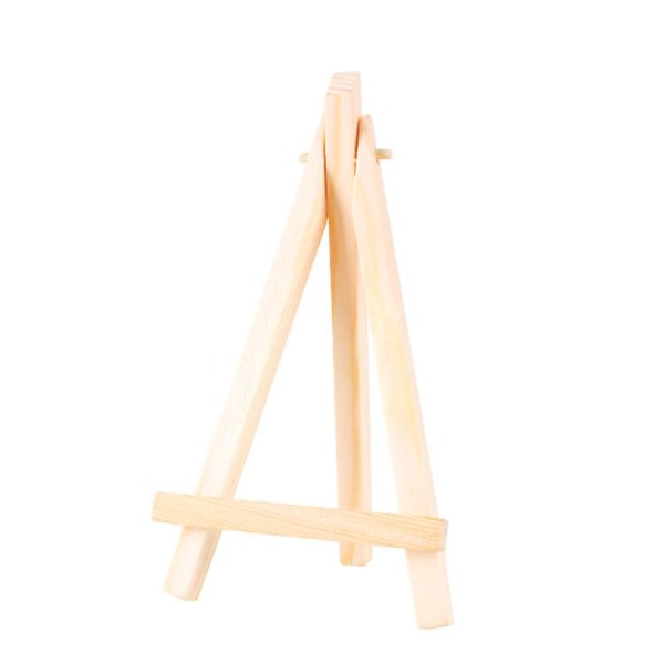 Skrivbordsbildram Easel Barnens Easel Multifunktionell Mini Display Liten Easel Mobiltelefonställ Solid Trä Stativ (träfärg) (20 st)